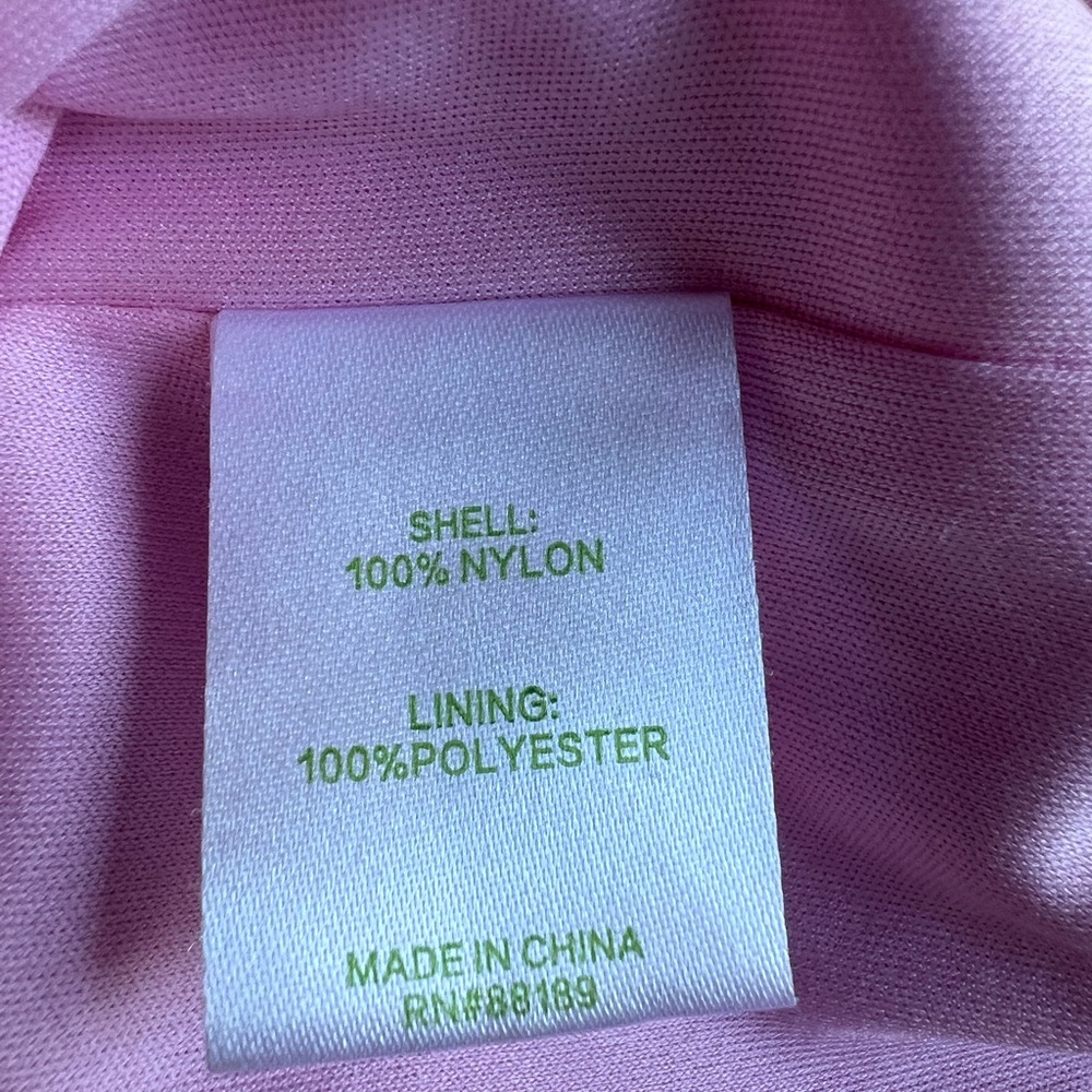 Lilly Pulitzer Regina Tropical Pink Green Cucina Striped Sequin Tank Size Medium - Picture 10 of 11